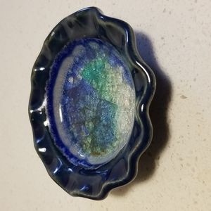Glazed Pottery Trinket Dish
